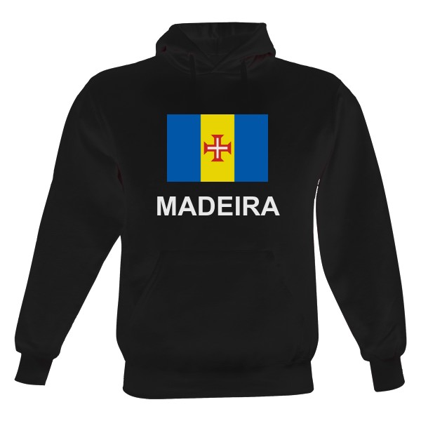 Men's hoodie s potiskem Sweatshirt MADEIRA with flag