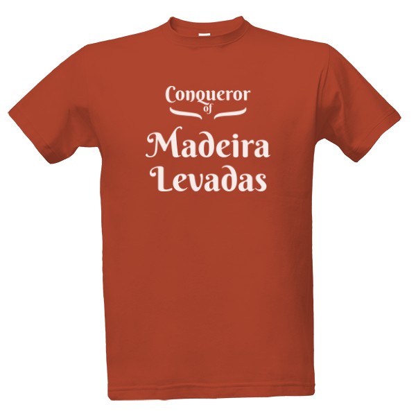 Tričko s potiskem Tričko Conqueror of Madeira Levadas (tmavé)